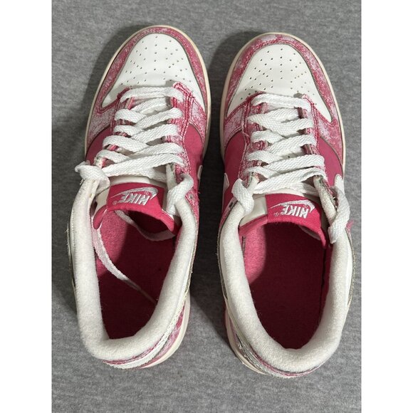 Nike Dunk Low SB Shoes Mens Size 8 Pink White 344942-111 Skateboarding 2008 Rare main image 6